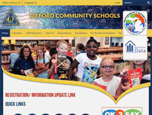 Tablet Screenshot of oxfordschools.org