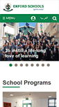Mobile Screenshot of oxfordschools.edu.jo